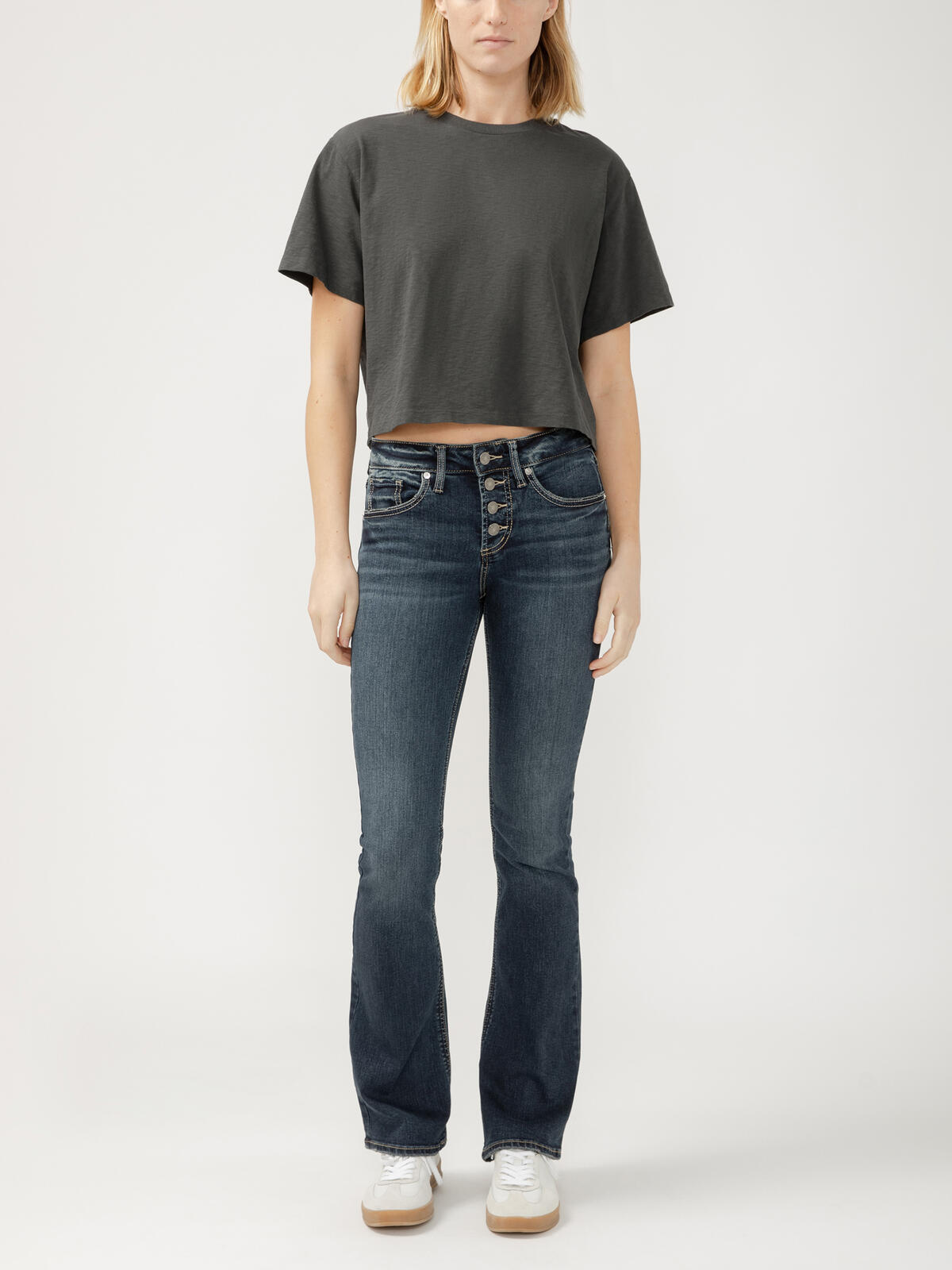 Suki Mid Rise Bootcut Jeans, , hi-res image number 0