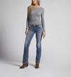 Britt Low Rise Slim Bootcut Jeans, Indigo, hi-res image number 0