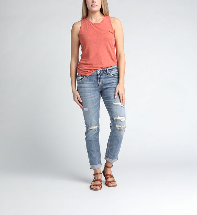 women s sam boyfriend jean silver jeans silver jeans co sam light wash destructed boyfriend jean