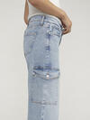 Suki Mid Rise Wide Leg Cargo Jeans, , hi-res image number 3