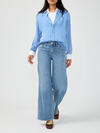 Suki Mid Rise Wide Leg Knit Flex Jeans image number 4