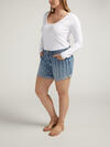Boyfriend Mid Rise Americana Short Plus Size image number 2