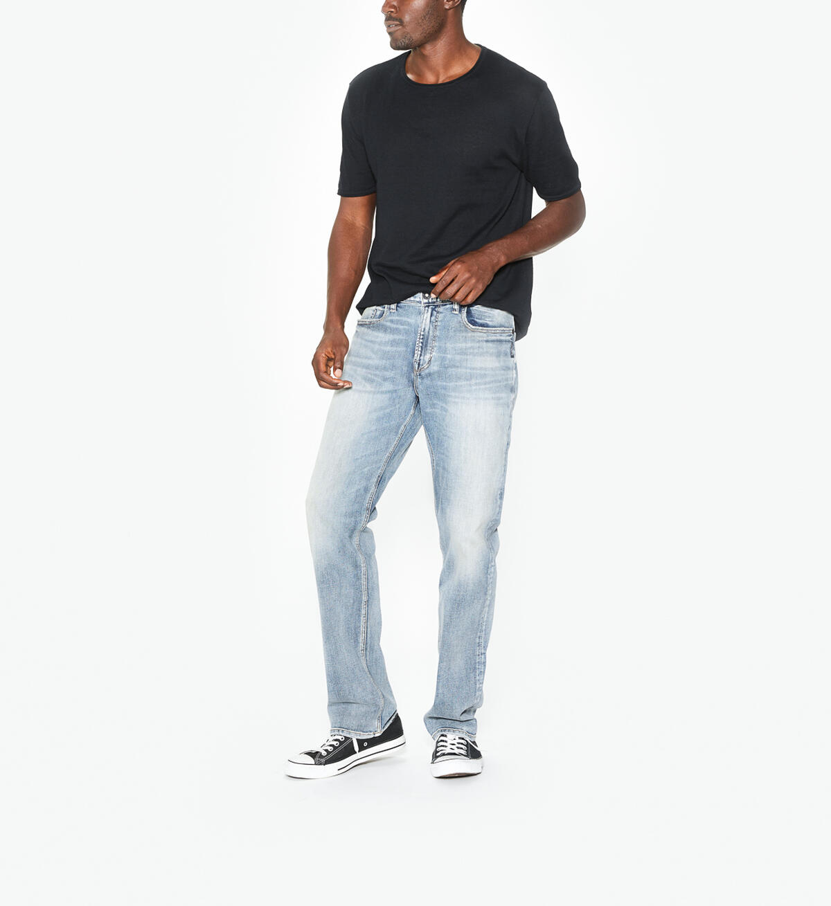 Grayson Easy Fit Straight Leg Jeans Final Sale, , hi-res image number 3