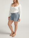 Suki Mid Rise Americana Short Plus Size, , hi-res image number 2