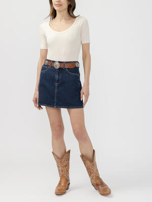 Denim Mini Skirt