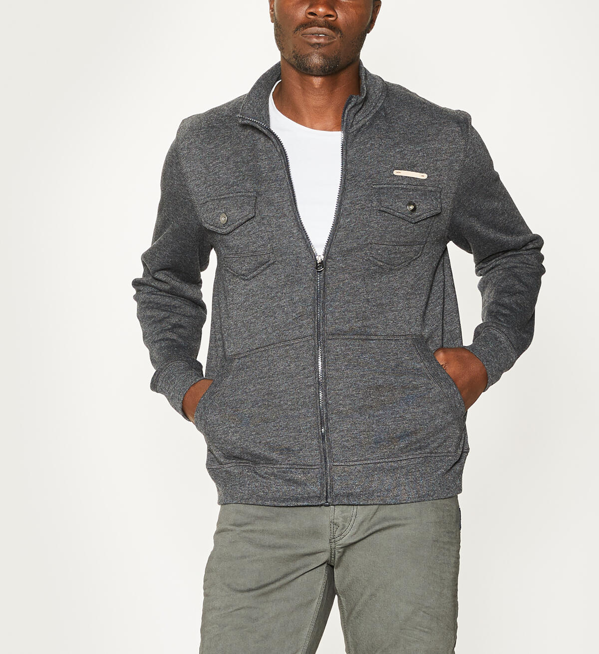 Miles Zip-Front Fleece Jacket Final Sale, , hi-res image number 0