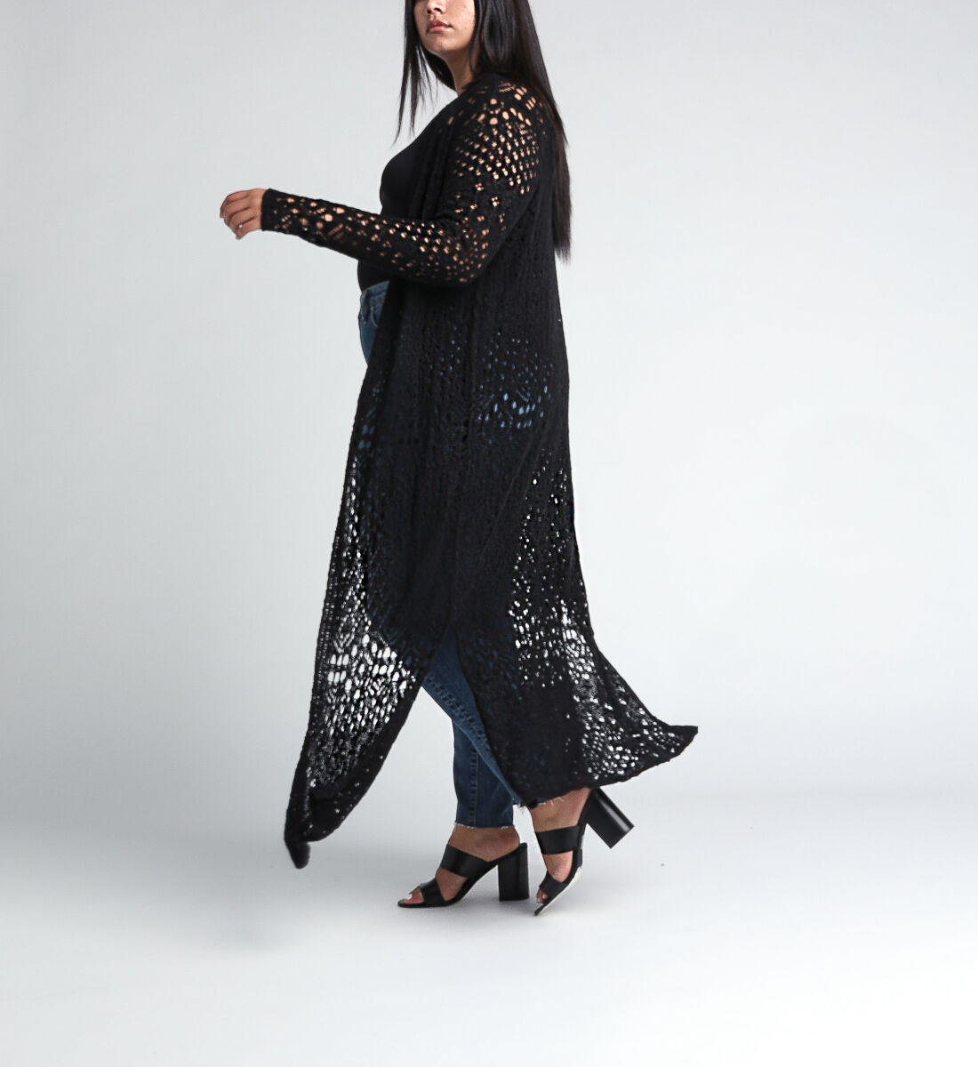 Buy Abby Long Sleeve Crochet Duster for USD 99.00 Silver Jeans