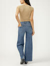 Suki Mid Rise Wide Leg Knit Flex Jeans image number 1