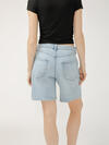 Be Easy High Rise Drawstring Long Shorts image number 4