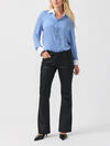 Suki Slim Bootcut Coated Jeans Petite image number 0