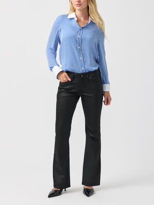 Suki Slim Bootcut Coated Jeans Petite