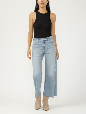 Limited Edition Studded Wide Leg Jeans