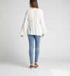 Sally Lace-Trim Peasant Blouse, , hi-res image number 2