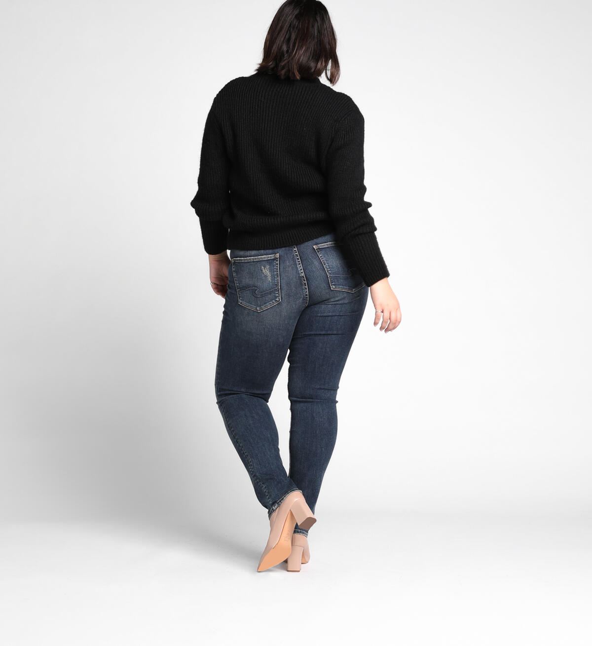 Avery High Rise Slim Leg Jeans Plus Size Final Sale, , hi-res image number 1