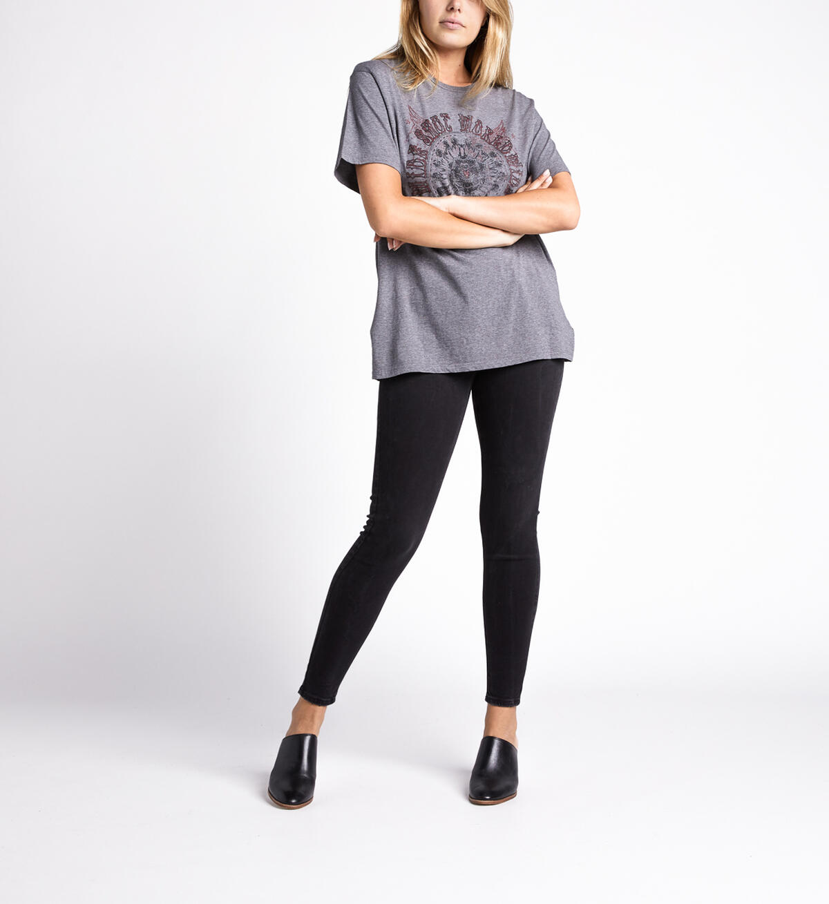 Maggie Tee, Heather Grey, hi-res image number 1