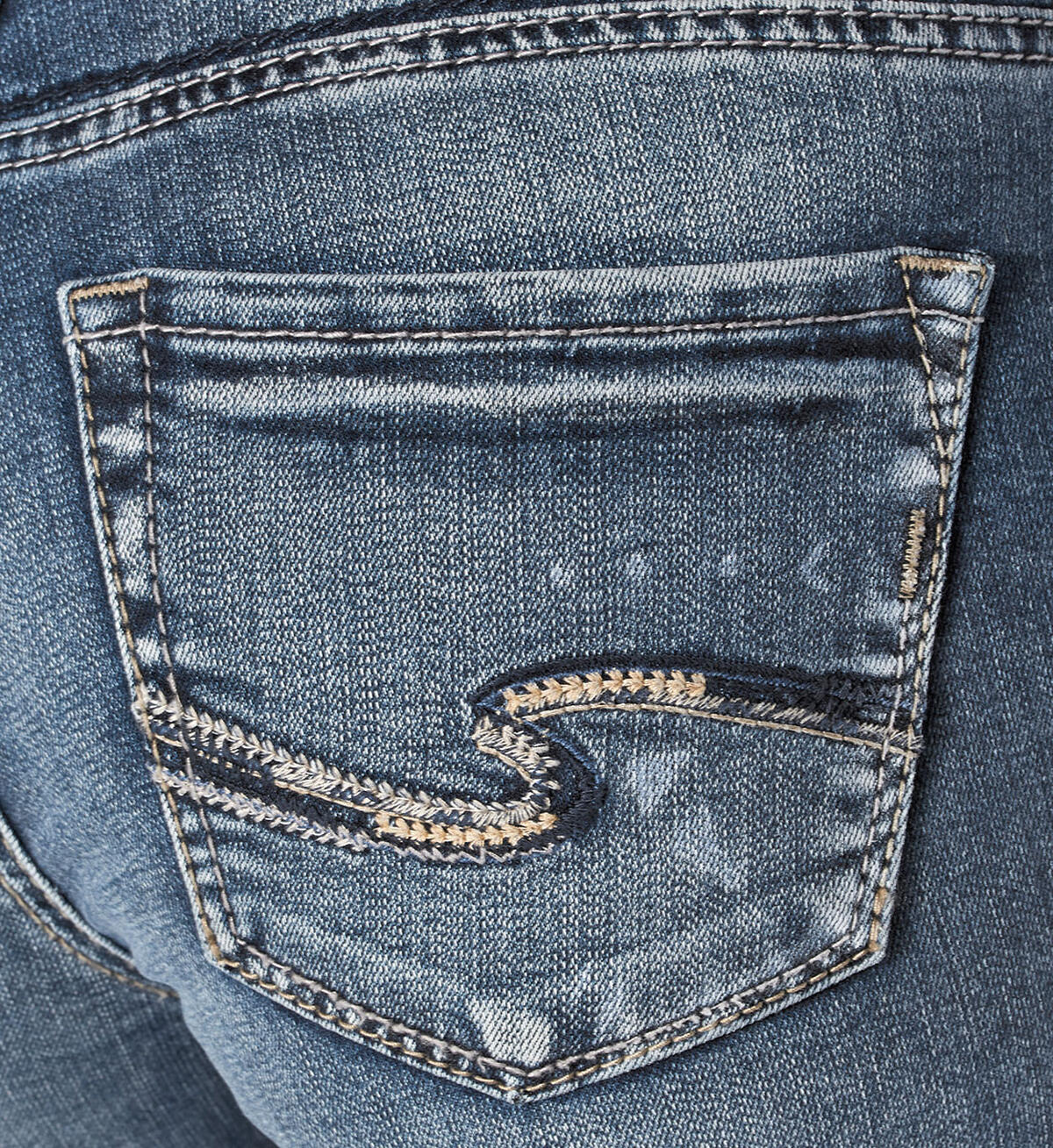 Avery Kick Crop Dark Wash, , hi-res image number 3