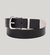 Women's Pebble Grain Leather Belt, , hi-res image number 0