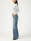 Isbister High Rise Angled Seam Wide Leg Ankle Jeans image number 2