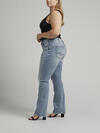 Suki Mid Rise Slim Bootcut Jeans Plus Size image number 2