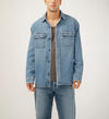 Men's Denim Shirt Jacket, , hi-res image number 3