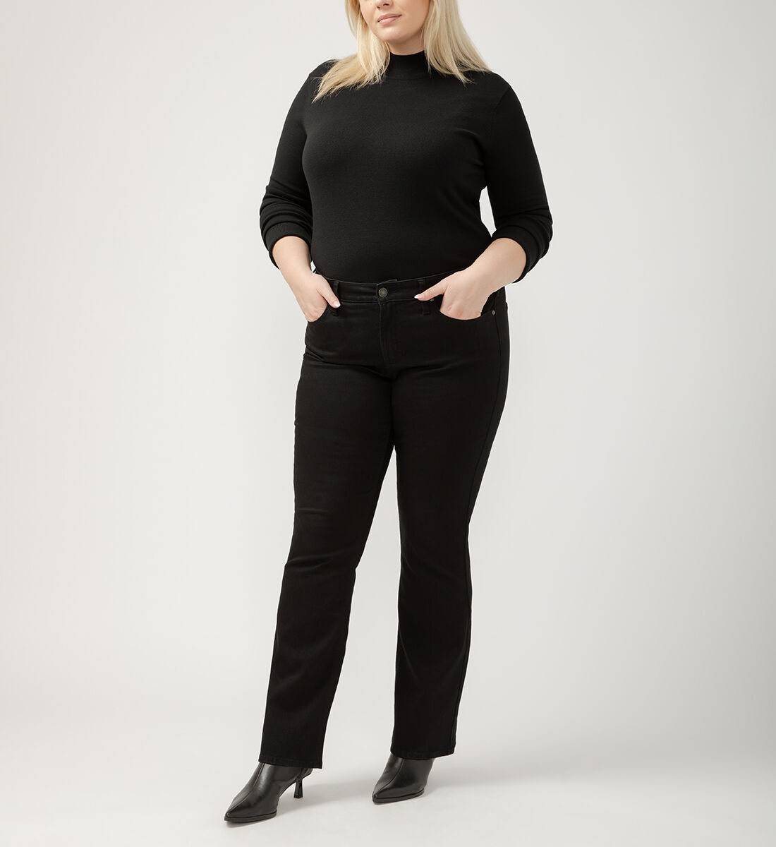 Plus size silver jeans top