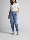 High Rise Tapered Leg Mom Jean, Indigo, hi-res image number 0