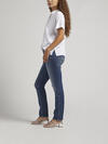 Elyse Mid Rise Straight Leg Jeans, Indigo, hi-res image number 2