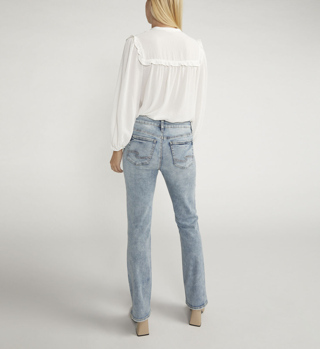 商品画像：Buy Tuesday Low Rise Slim Bootcut Jeans for USD 88.00 1