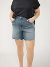 Highly Desirable High Rise Long Shorts Plus Size, , hi-res image number 4