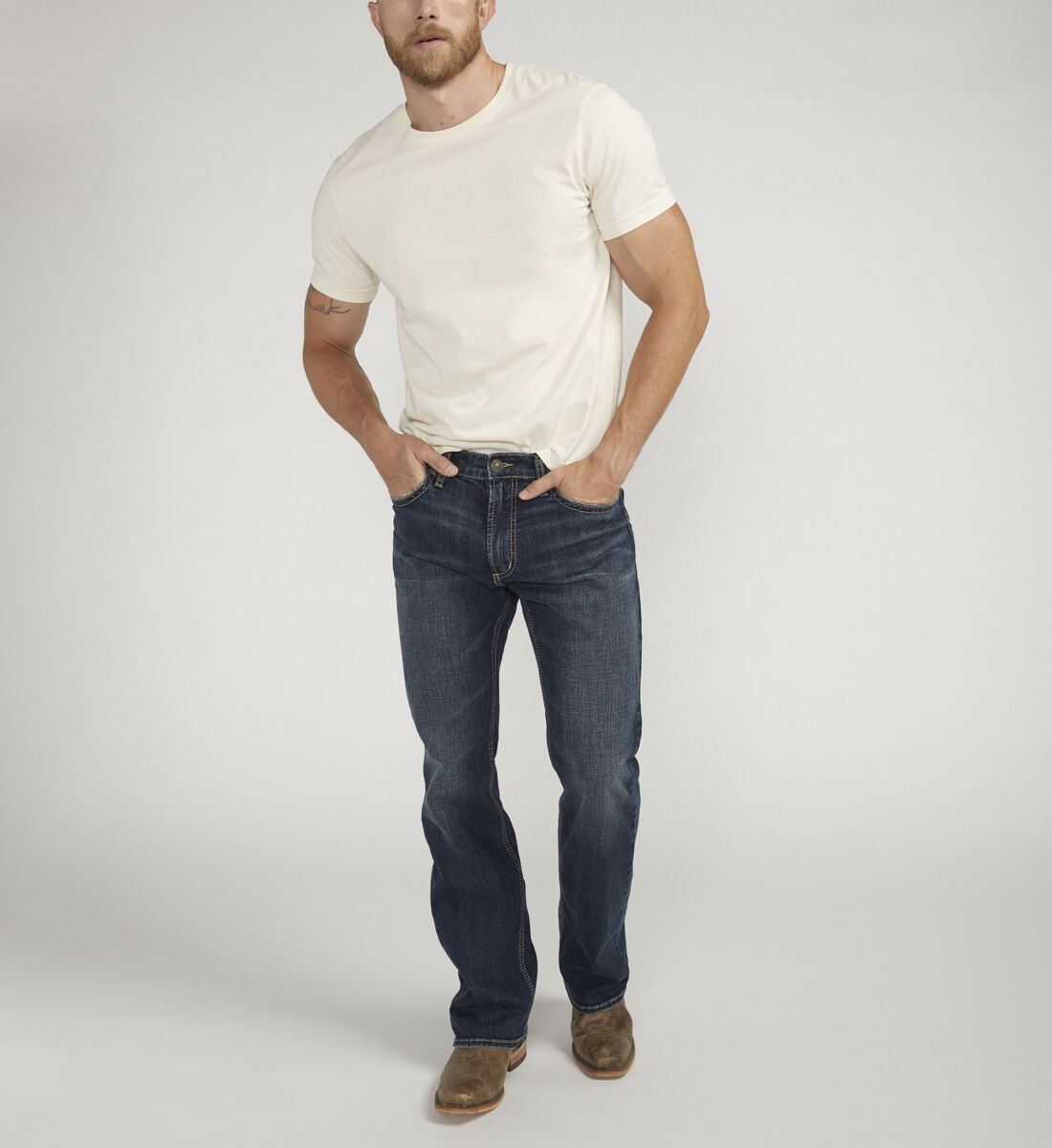 Mens silver jeans best sale bootcut