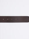 Classic Leather Men's Belt, Dark Brown, hi-res image number 1