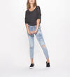 Aiko Ankle Skinny Mid Rise Light Wash, , hi-res image number 0