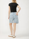 Be Easy High Rise Drawstring Long Shorts image number 1