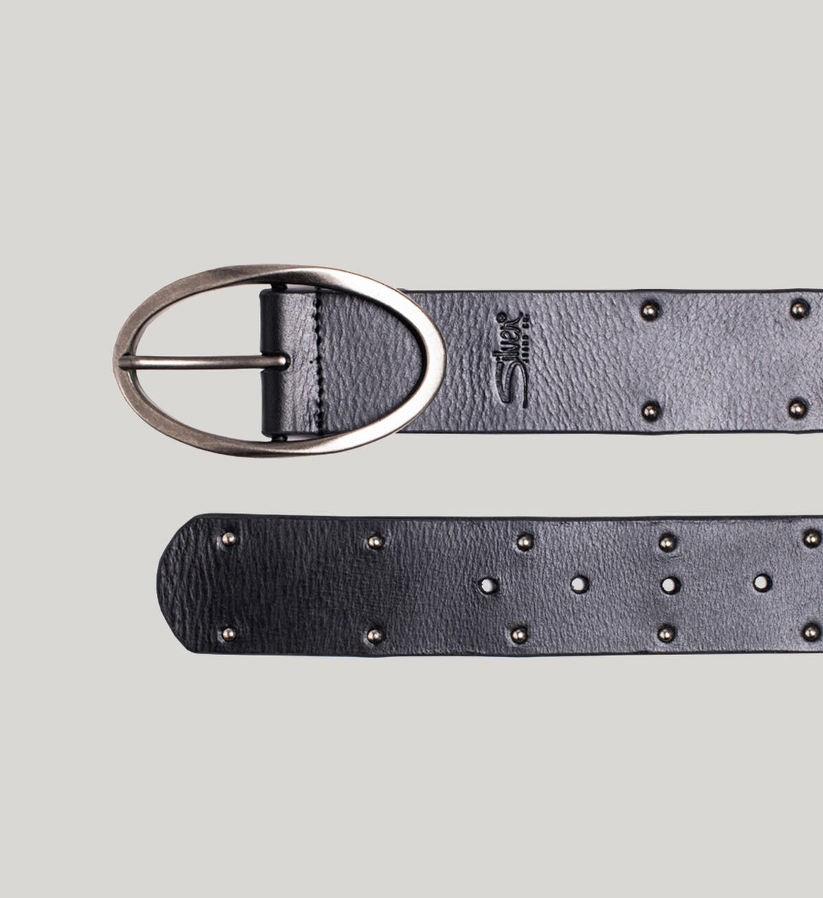 Women's Genuine Leather Studded Belt, , hi-res image number 2