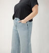 Highly Desirable High Rise Wide Leg Jeans Plus Size, , hi-res image number 4