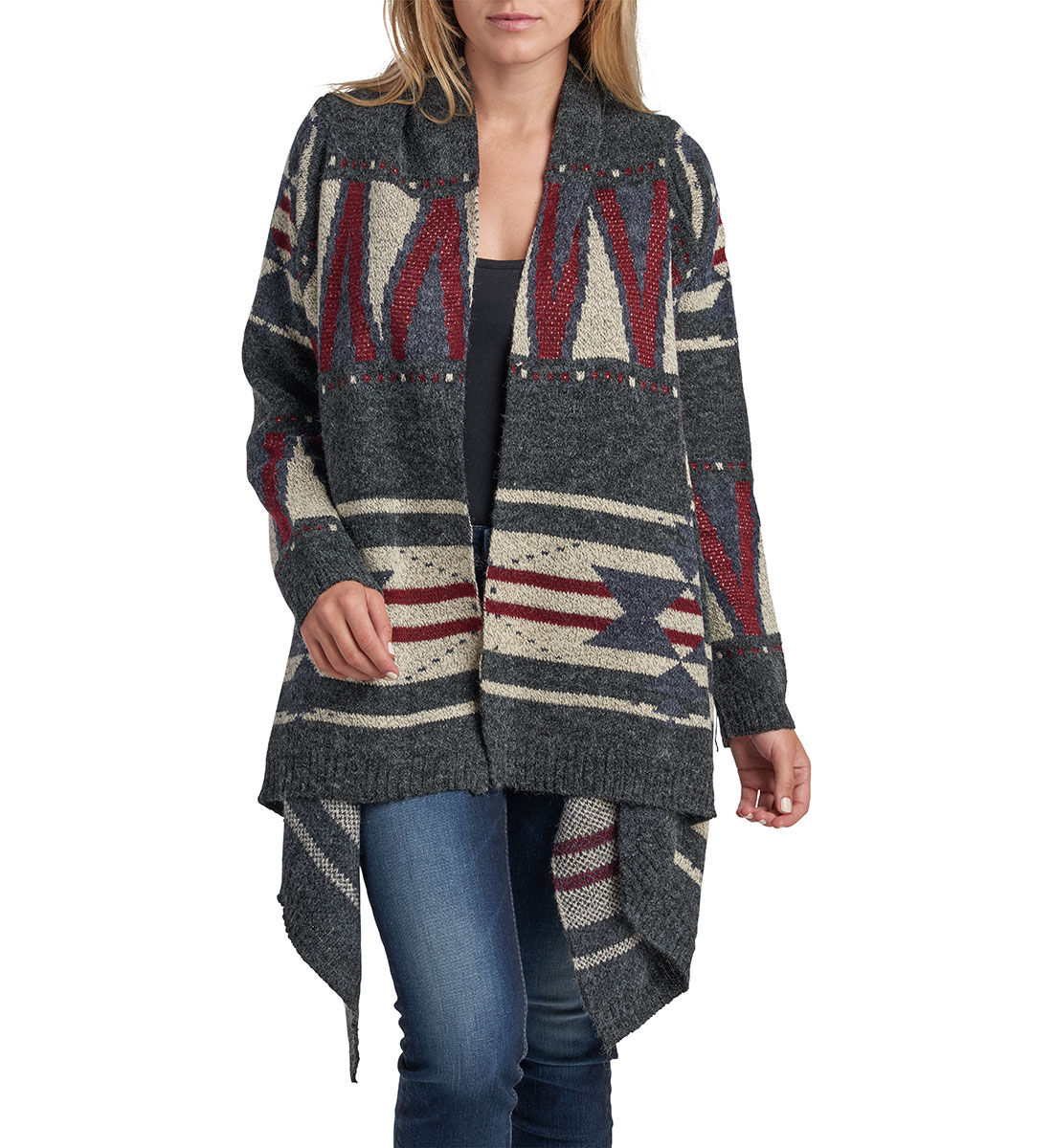 Silver cardigan sweater shop
