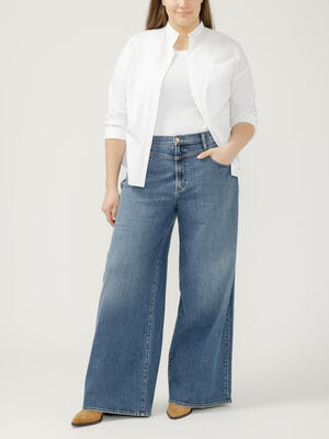 Highly Desirable High Rise Wide Leg Jeans