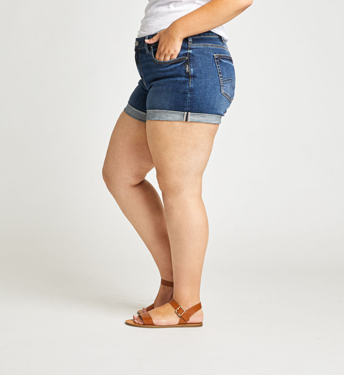 shorts boyfriend plus size