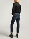 Boyfriend Mid Rise Slim Leg Luxe Stretch Jeans image number 1