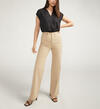 Highly Desirable High Rise Trouser Leg Jeans, Khaki, hi-res image number 0