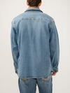 Men's Denim Shirt Jacket image number 4