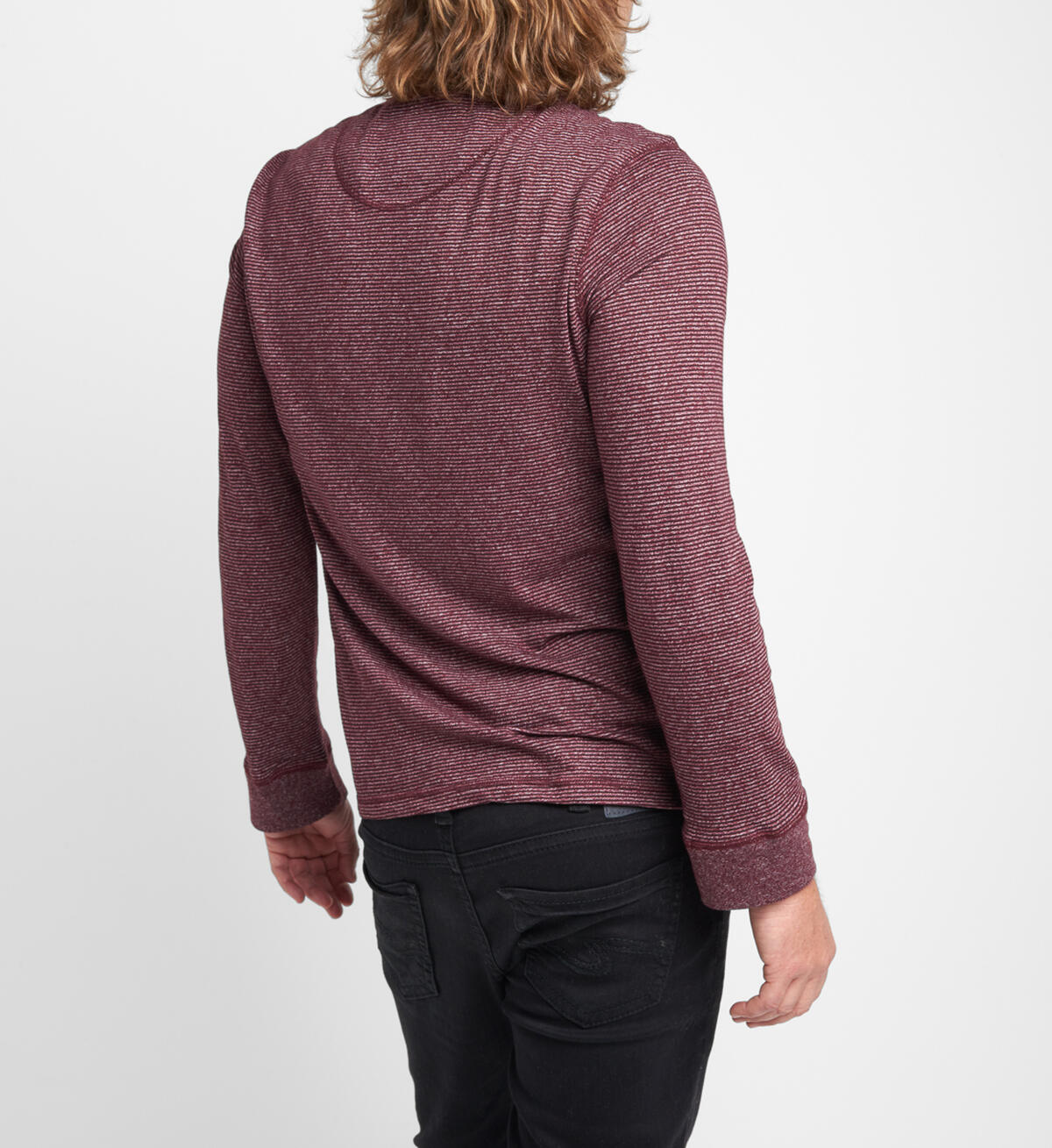 Becket Long-Sleeve Striped Henley, , hi-res image number 1