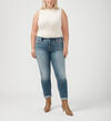 Girlfriend Mid Rise Skinny Luxe Stretch Jeans Plus Size, , hi-res image number 0