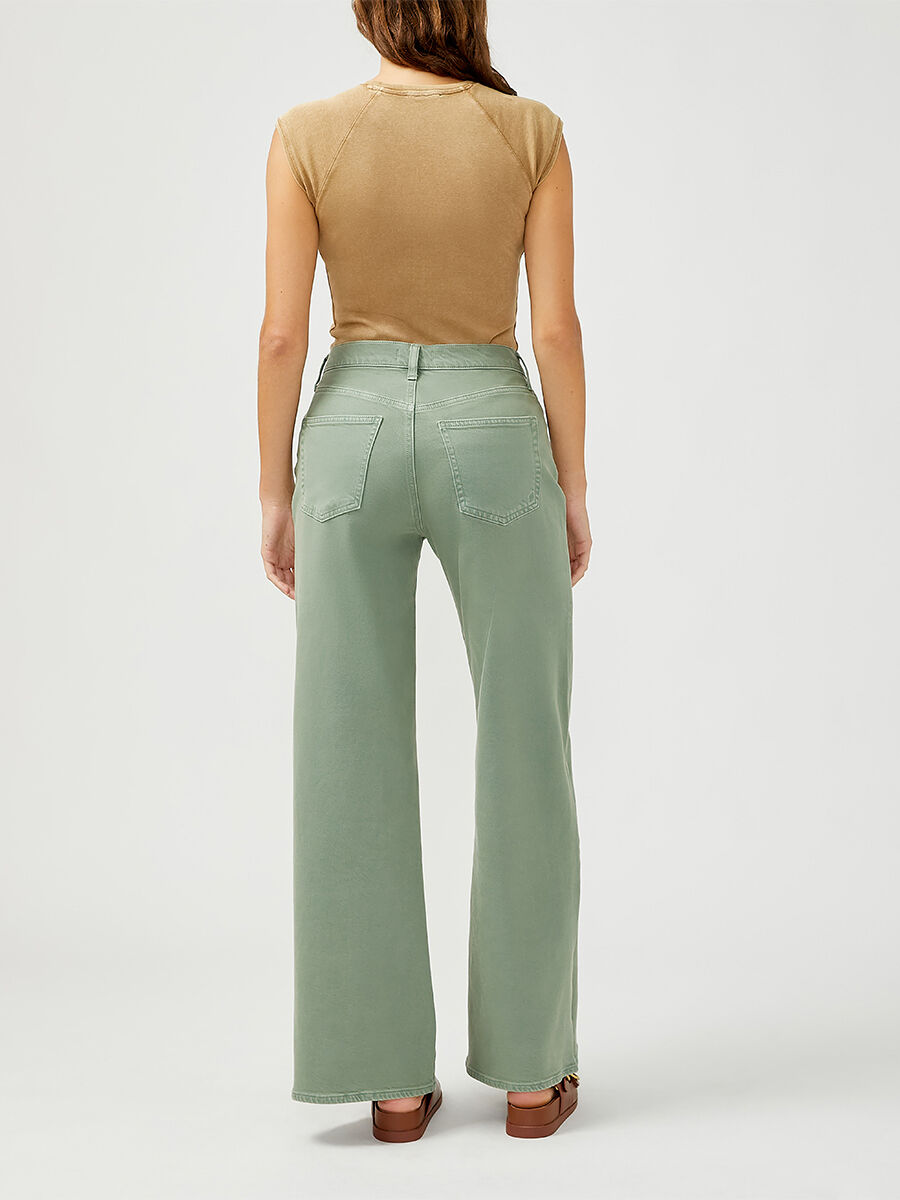 Buy Highly Desirable High Rise Ultra Wide Leg Jeans for USD