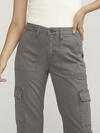 Suki Mid Rise Cargo Pants, Grey, hi-res image number 3