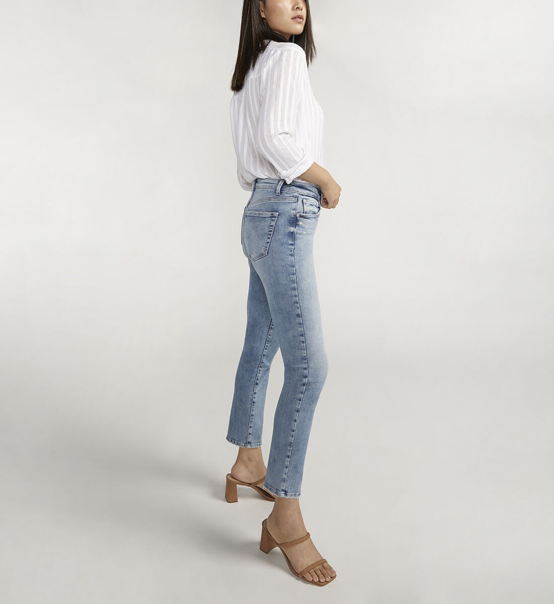 Buy Isbister High Rise Straight Leg Jeans for USD 51.00