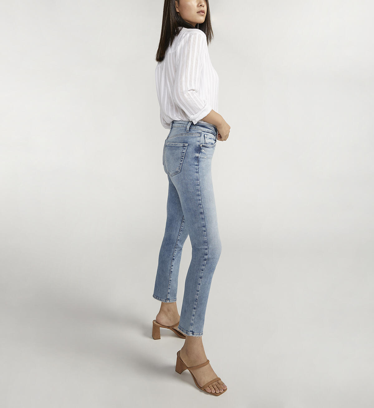 Isbister High Rise Straight Leg Jeans, , hi-res image number 2