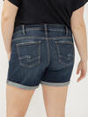 Elyse Mid Rise Luxe Stretch Shorts Plus Size, , hi-res image number 4