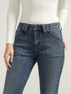 Suki Mid Rise Flare Leg Jeans image number 3