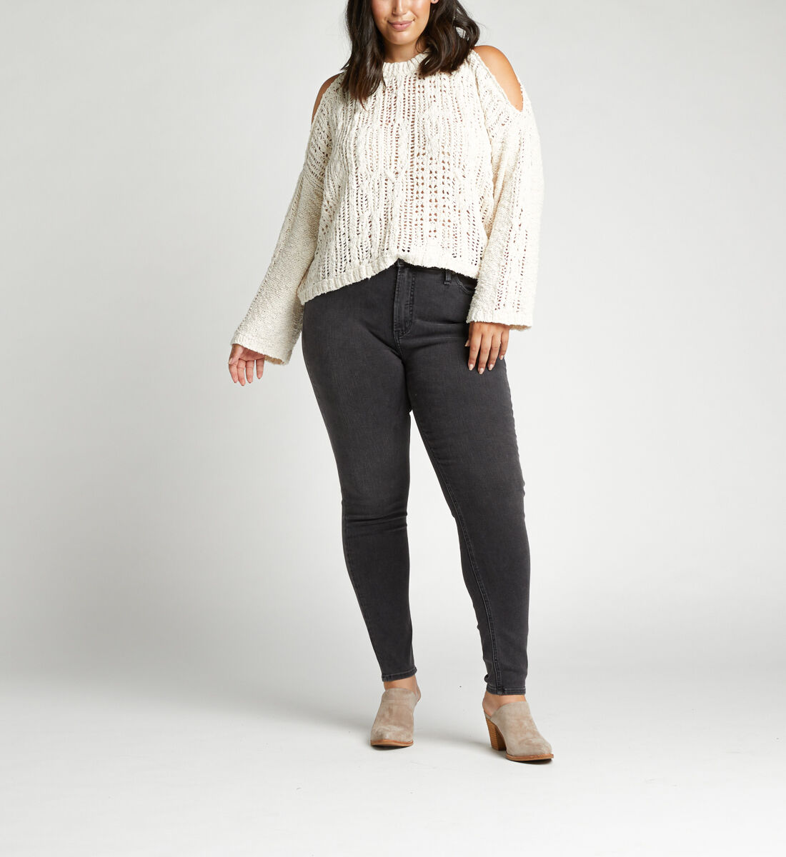 plus size coloured jeans